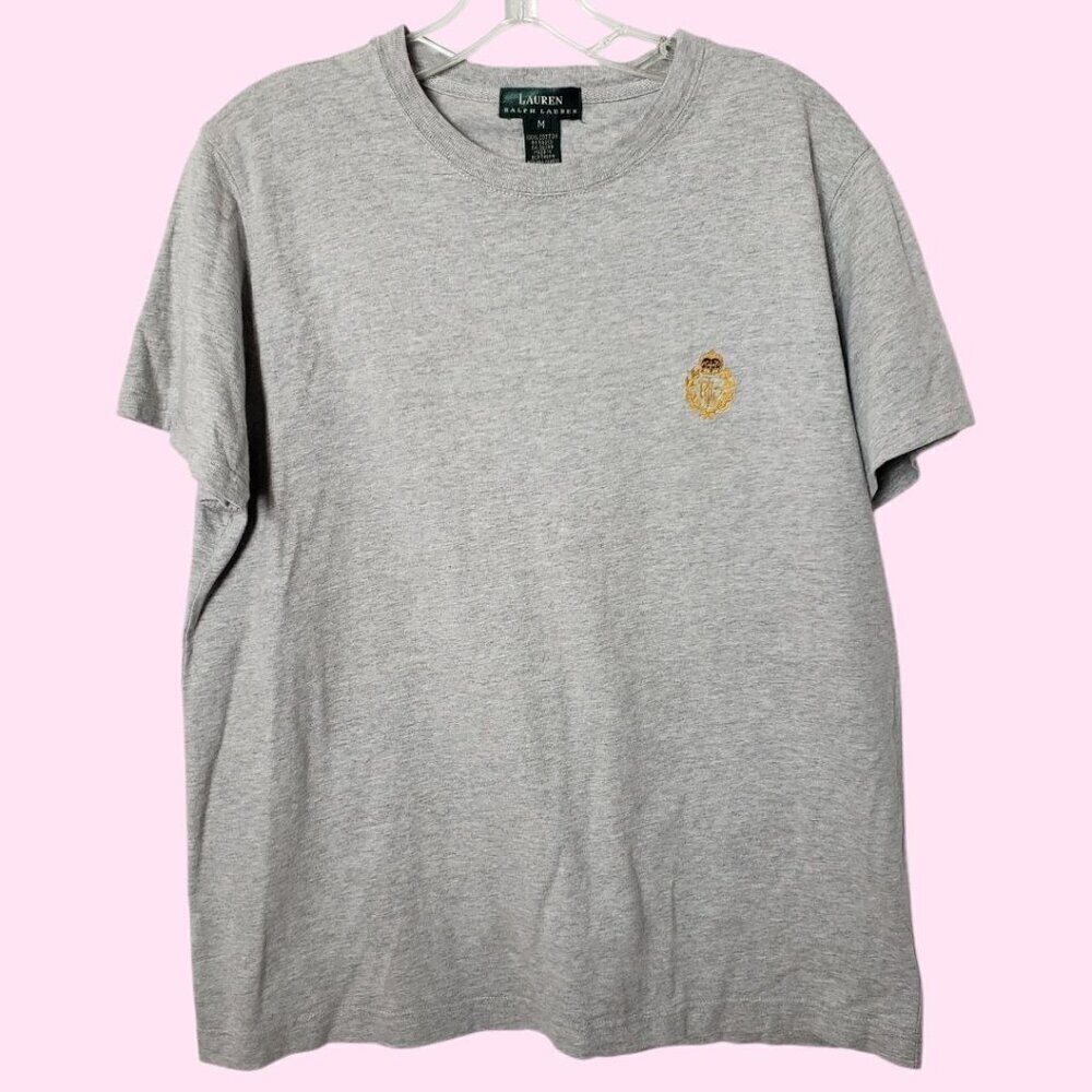 Ralph Lauren Vtg  Mens T-Shirt  Casual Heather Medium